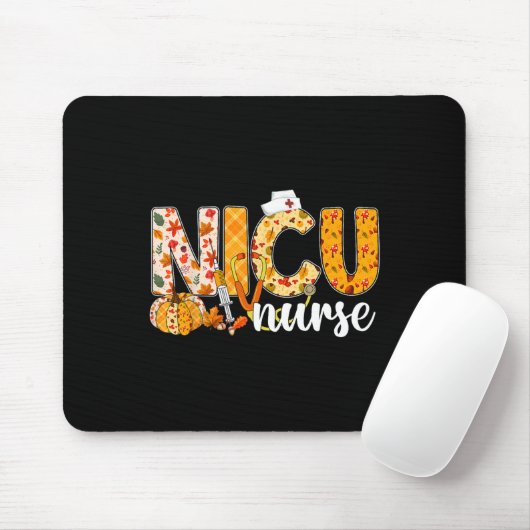 Stethoscope Nicu Nurse Fall Yall Herbstverlässt al Mousepad (Mit Mouse)