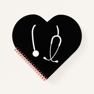Stethoscope Nurse Doctor Funny Nurse Notizblock