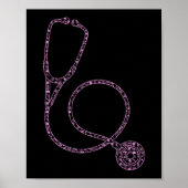 Stethoscope Nurse Doctor Poster (Vorne)