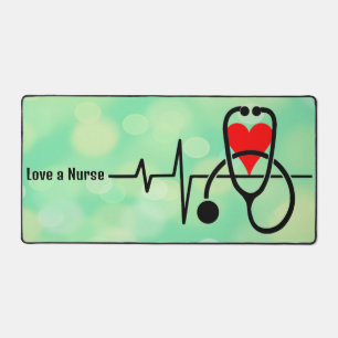 Stethoscope Nurse Healthdesk Pad Schreibtischunterlage