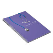 Stethoscope Nurse LPN Spiral Foto Notebook Notizblock (Rechte Seite)
