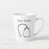 Stethoscope Nurses Doctors Latte Tasse (Rechts)