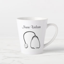 Stethoscope Nurses Doctors Latte Tasse