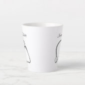Stethoscope Nurses Doctors Latte Tasse (Vorderseite)