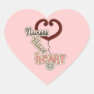 Stethoscope Nurses haben Herz-T - Shirt und GIfts Herz-Aufkleber