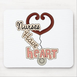 Stethoscope Nurses haben Herz-T - Shirt und GIfts Mousepad