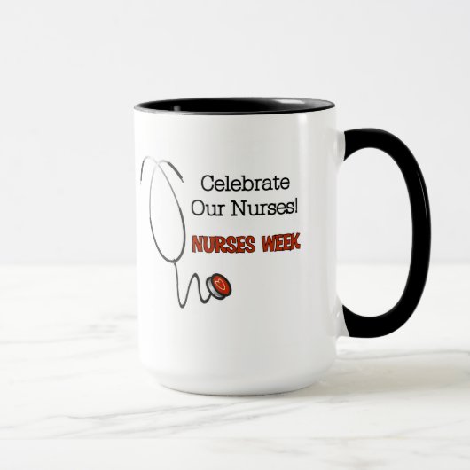 Stethoscope Nurses Week-Tasse Tasse (Rechts)