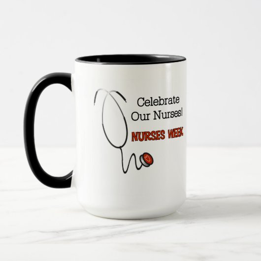 Stethoscope Nurses Week-Tasse Tasse (Links)
