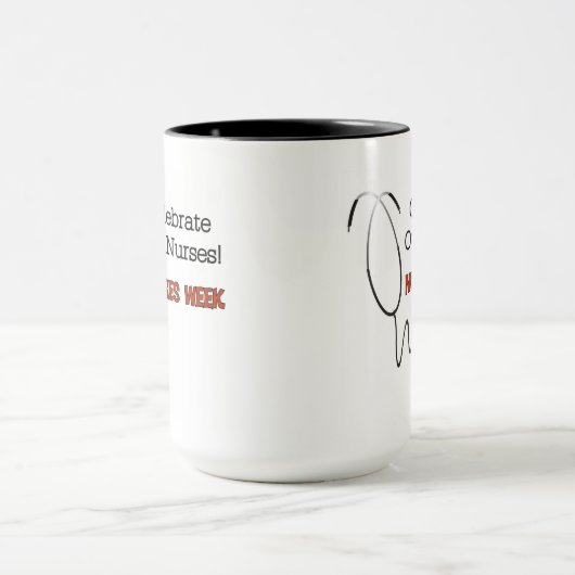 Stethoscope Nurses Week-Tasse Tasse (Zentrum)