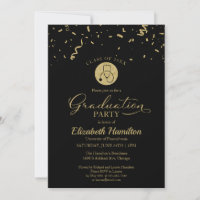 Stethoscope Nursing School Grad Party Gold Black