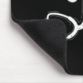 Stethoscope Pi Day Coole Mathematik Symbole Mousepad (Ecke)