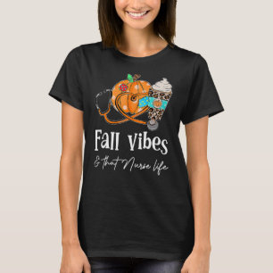 Stethoscope Pumkin nennt Vibes, die Lebensfreude n T-Shirt