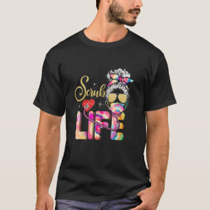 Stethoscope Scrub Leben Krankenschwester Tag Gefär T-Shirt