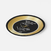 Stethoscope | Sie ist bereit, die Shots anzurufen Pappteller (Schrägansicht)