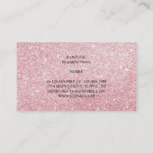 Stethoscope Sparkling Heart Visitenkarte (Rückseite)