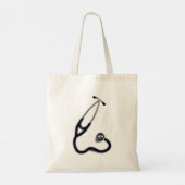 Stethoscope Tote Bag Tragetasche (Rückseite)