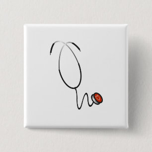 Stethoscope Tshirts und Geschenke Button