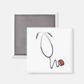 Stethoscope Tshirts und Geschenke Magnet (Vorderseite/Rückseite)