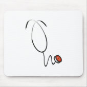 Stethoscope Tshirts und Geschenke Mousepad (Vorne)