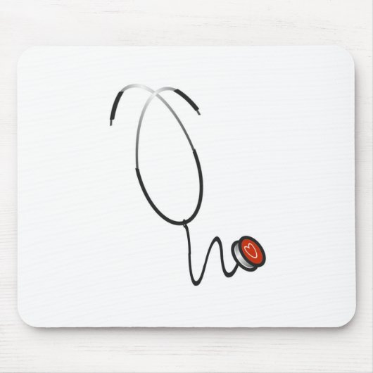 Stethoscope Tshirts und Geschenke Mousepad (Vorne)