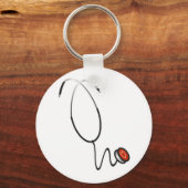 Stethoscope Tshirts und Geschenke Schlüsselanhänger (Vorderseite)