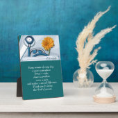 Stethoscope und Daisy Nurse Wertgutschein Fotoplatte (Seite)