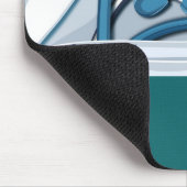 Stethoscope und Daisy Nurse Wertgutschein Mousepad (Ecke)