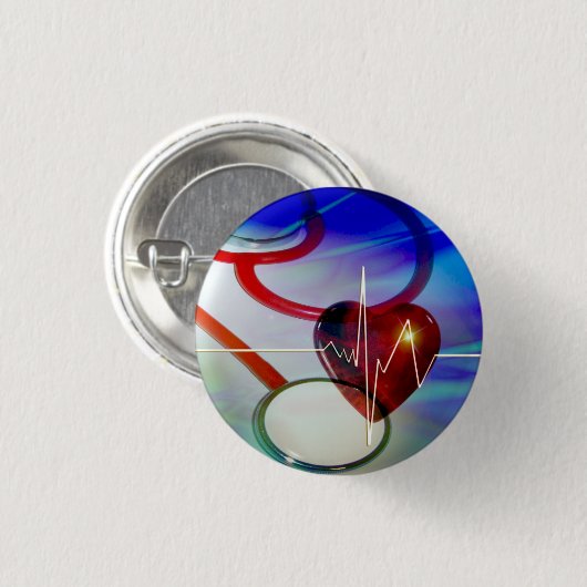 Stethoscope und Heartbeat Button (Vorne & Hinten)
