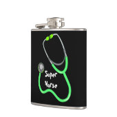 Stethoskop-angesagte Flasche Flachmann (Links)