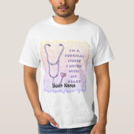 Stethoskop Chirurgische Krankenschwester T-Shirt