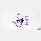 Stethoskop der Krankenschwester-LPN Case-Mate iPhone Hülle (Rückseite (Horizontal))