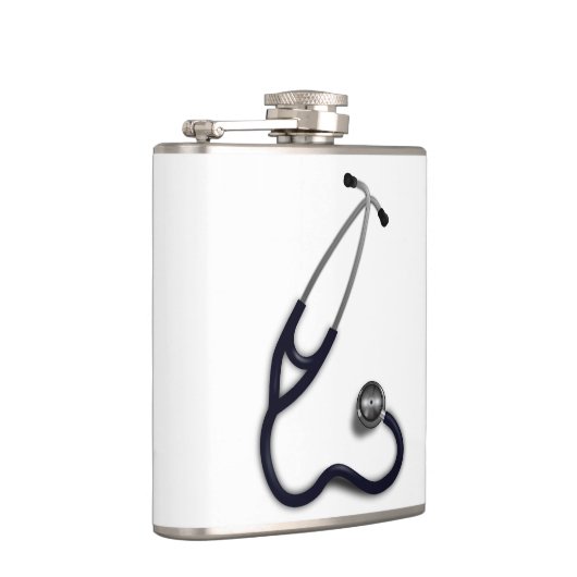 Stethoskop-Flasche Flachmann (Rechts)