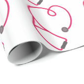 Stethoskop Geschenkpapier (Rolleneckpunkt)
