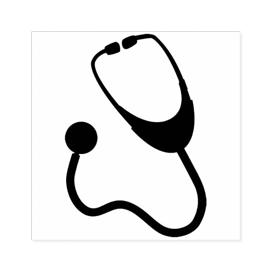 Stethoskop Gummistempel (Prägung)