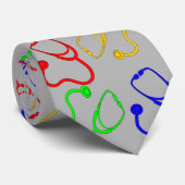 Stethoskop in einer Krawatte (Gerollt)