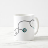 Stethoskop Kaffeetasse (VorderseiteRechts)