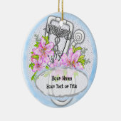 Stethoskop Keramik Ornament (Rechts)