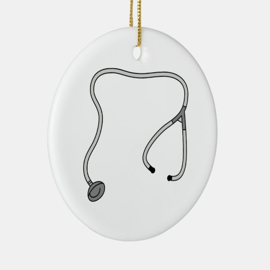 Stethoskop Keramikornament (Rechts)