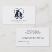 Stethoskop-Logo - Ernennung von Tierärzten Visitenkarte (Vorne/Hinten)