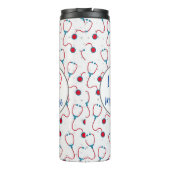 Stethoskop-Medizin "I Liebe Medizin" Thermosbecher (Rückseite)