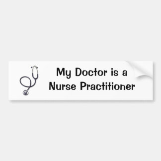Stethoskop, mein Doktor ist ein Autoaufkleber