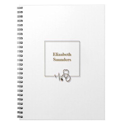 Stethoskop Notizblock (Vorderseite)