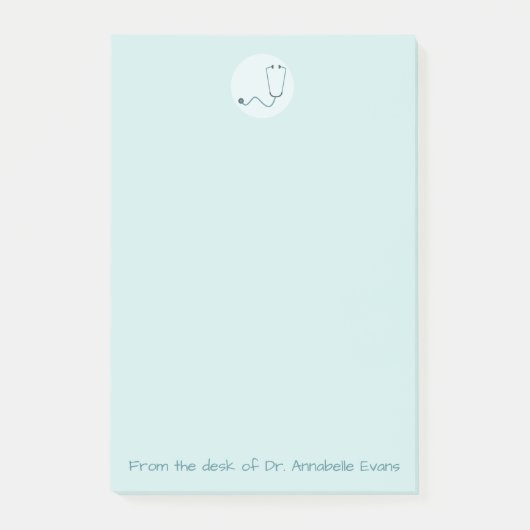 Stethoskop Post-it Klebezettel (Vorderseite)