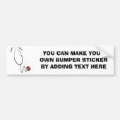 Stethoskop-T-Shirts und Geschenke Autoaufkleber (Vorne)