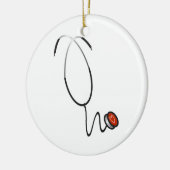 Stethoskop-T-Shirts und Geschenke Keramikornament (Links)