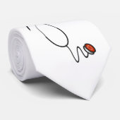 Stethoskop-T-Shirts und Geschenke Krawatte (Gerollt)