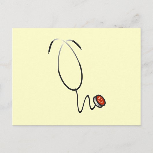 Stethoskop-T-Shirts und Geschenke Postkarte (Vorderseite)