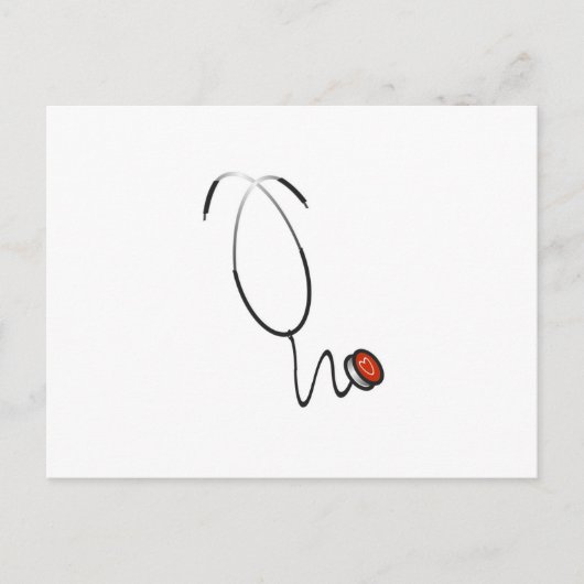 Stethoskop-T-Shirts und Geschenke Postkarte (Vorderseite)