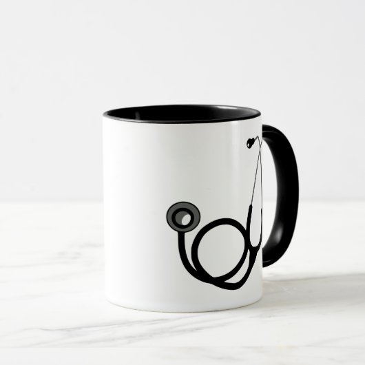 Stethoskop Tasse (VorderseiteRechts)