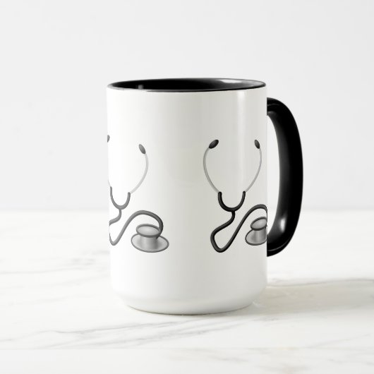 Stethoskop-Tasse - Großes GIft für Krankenschweste Tasse (VorderseiteRechts)